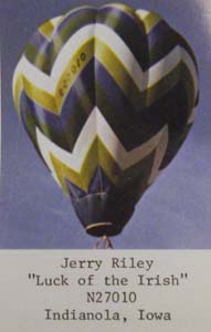 balloon of Jerry Riley